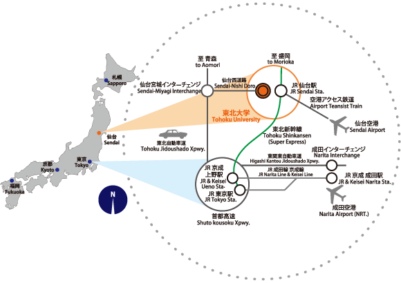 車・航空・鉄道広域マップ